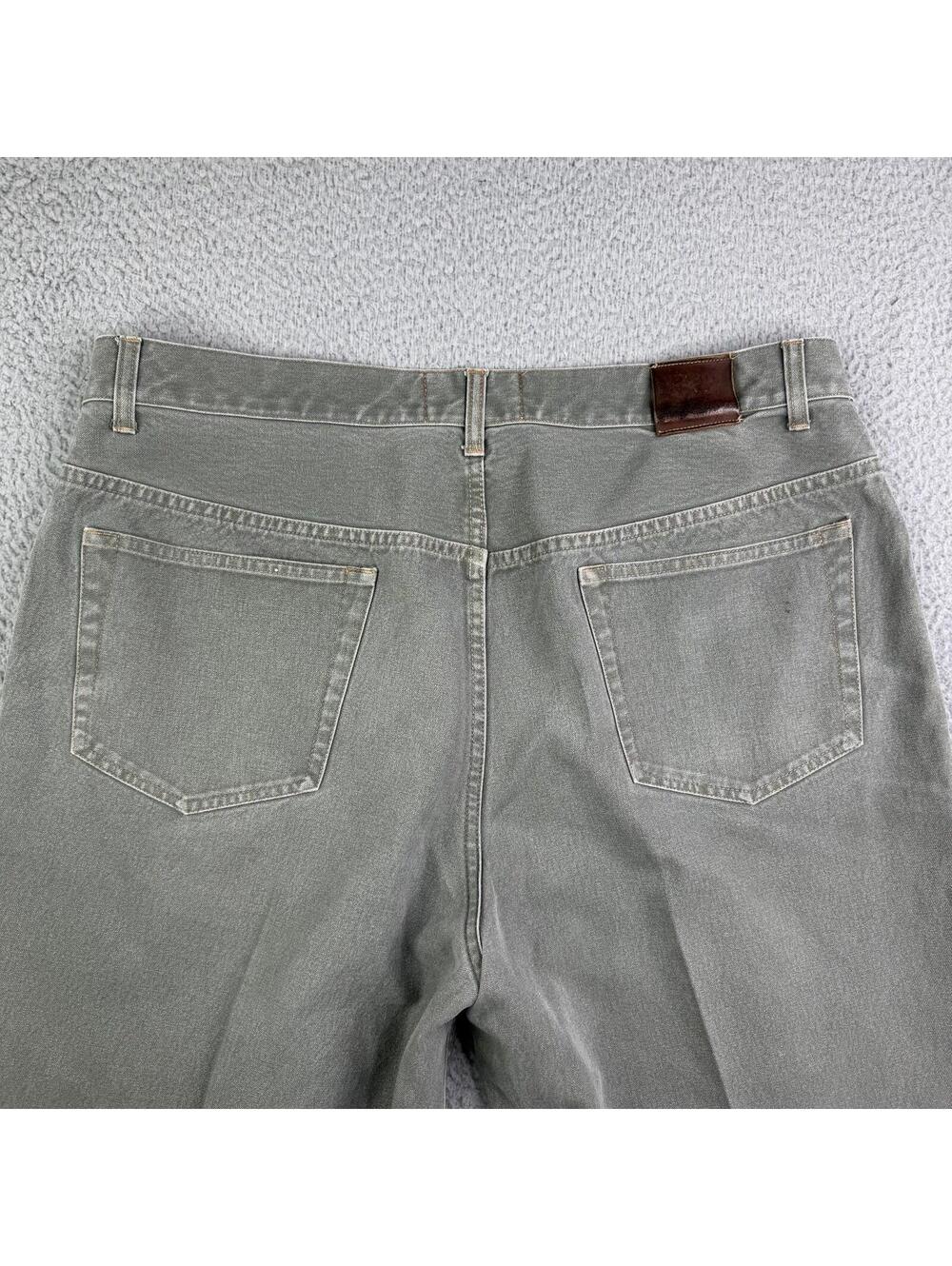 CC Filson Cotton Denim Gray Jeans Men's 38x31 Relaxed Fit Straight Leg 5 Pocket